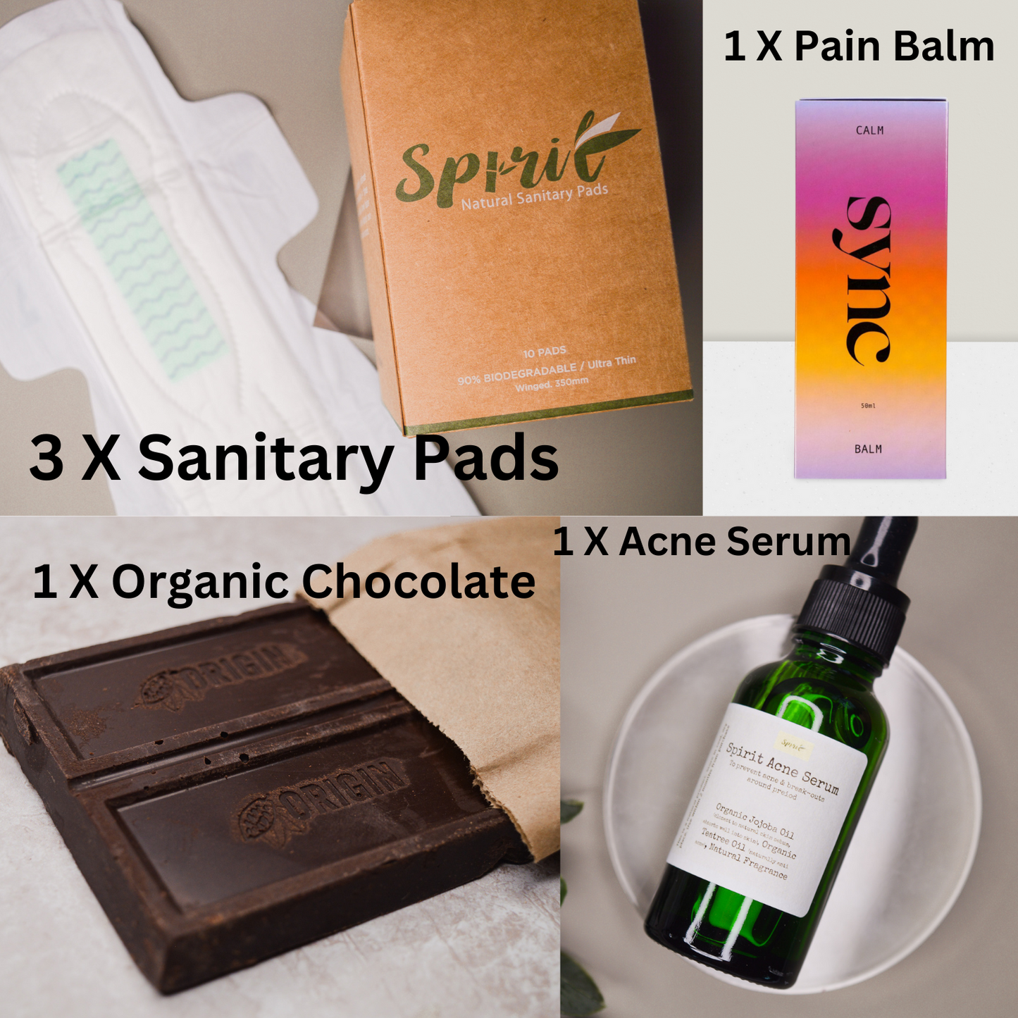 Heavy Period Self Care Hamper - Subscription only